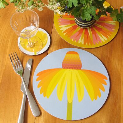 Tulip table mat 222mm diameter