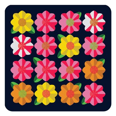 Posy table mat 222mm x 222mm square