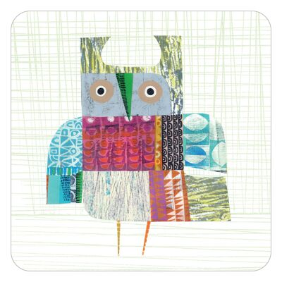Bright Owl II table mat 222mm x 222mm square