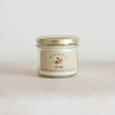 Seasonal Jar Scented Candle - Peach