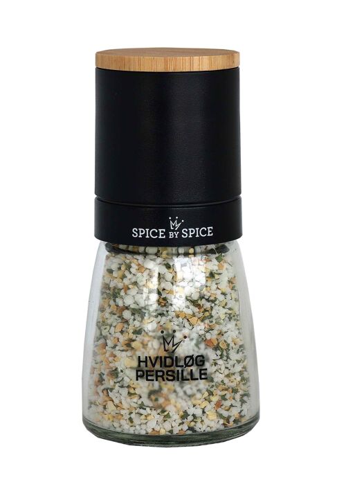 Ceramic Grinder | Garlic and Parsley Salt | 125 g