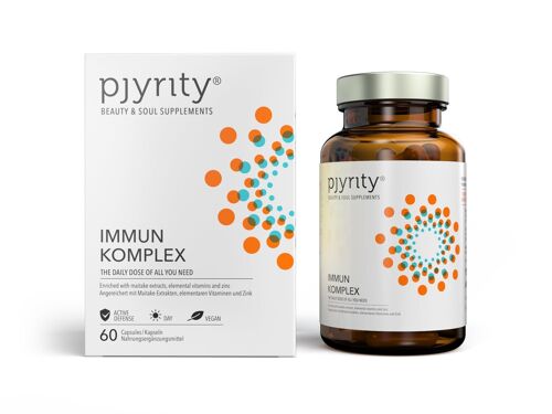 Immun Komplex Immunsystem, vitamin c, achtsamkeit, maitake pilze, erkältung, fitness, sport, yoga