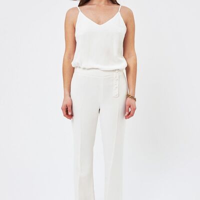 Pantalon tailleur Oslo Blanc