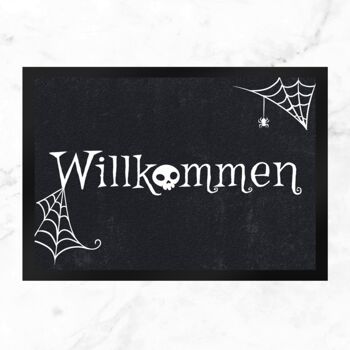 Paillasson Welcome Halloween en 35x50 cm avec des motifs effrayants 2