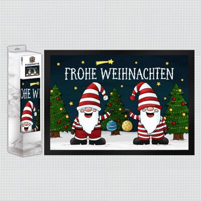 Frohe Weihnachten Wichtel Fußmatte