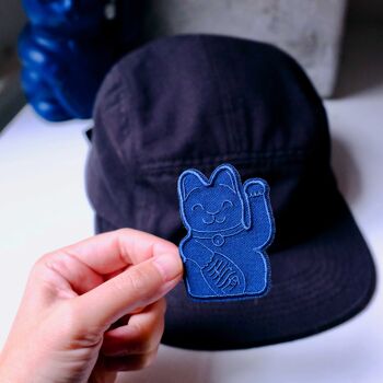 Patch MANEKI NEKO | Bleu foncé 4