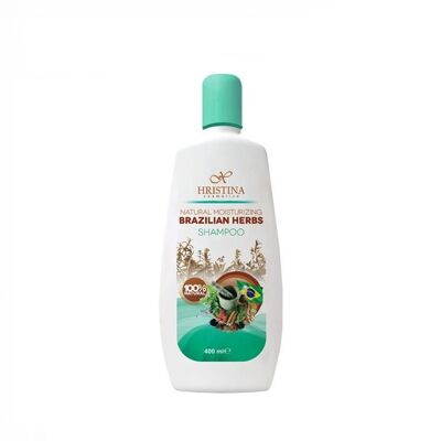 Shampoo per capelli naturale idratante alle erbe brasiliane, 400 ml