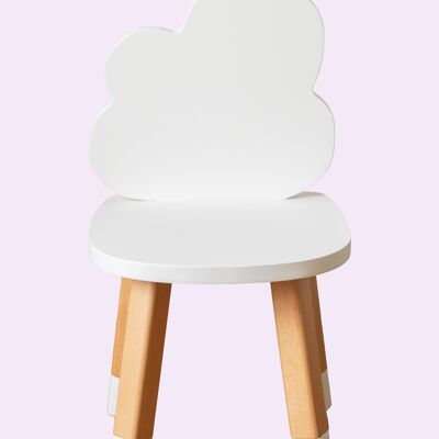 Chaise nuage blanche