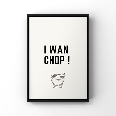Chop - A4 - Beiege