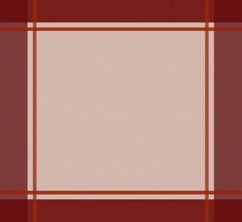 Serviette de table - Atlas - rose orangé - 45 x 45cm 2