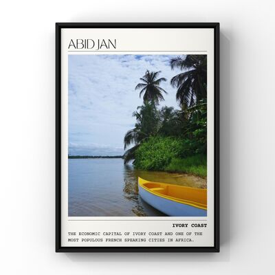 Abidjan poster - A4
