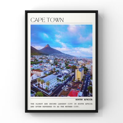 Cape Town poster - A4