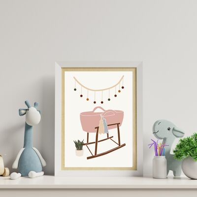 Pink cradle - A4