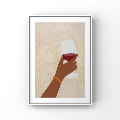 Cheeky glass - A4