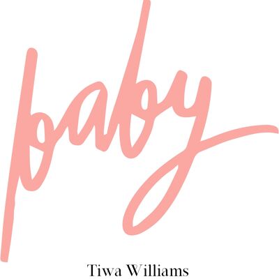 Baby personalised poster - Pink - A4