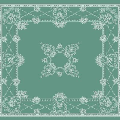 French melody – emerald – 170 x 360cm