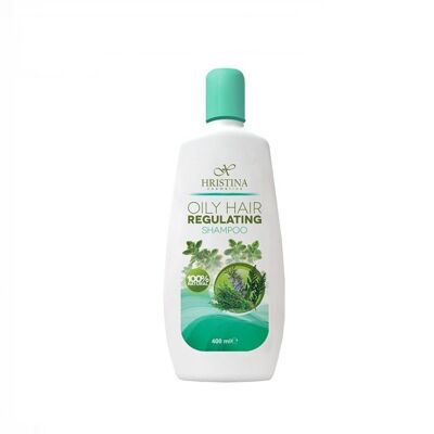 Shampoing régulateur cheveux naturels et gras, 400 ml