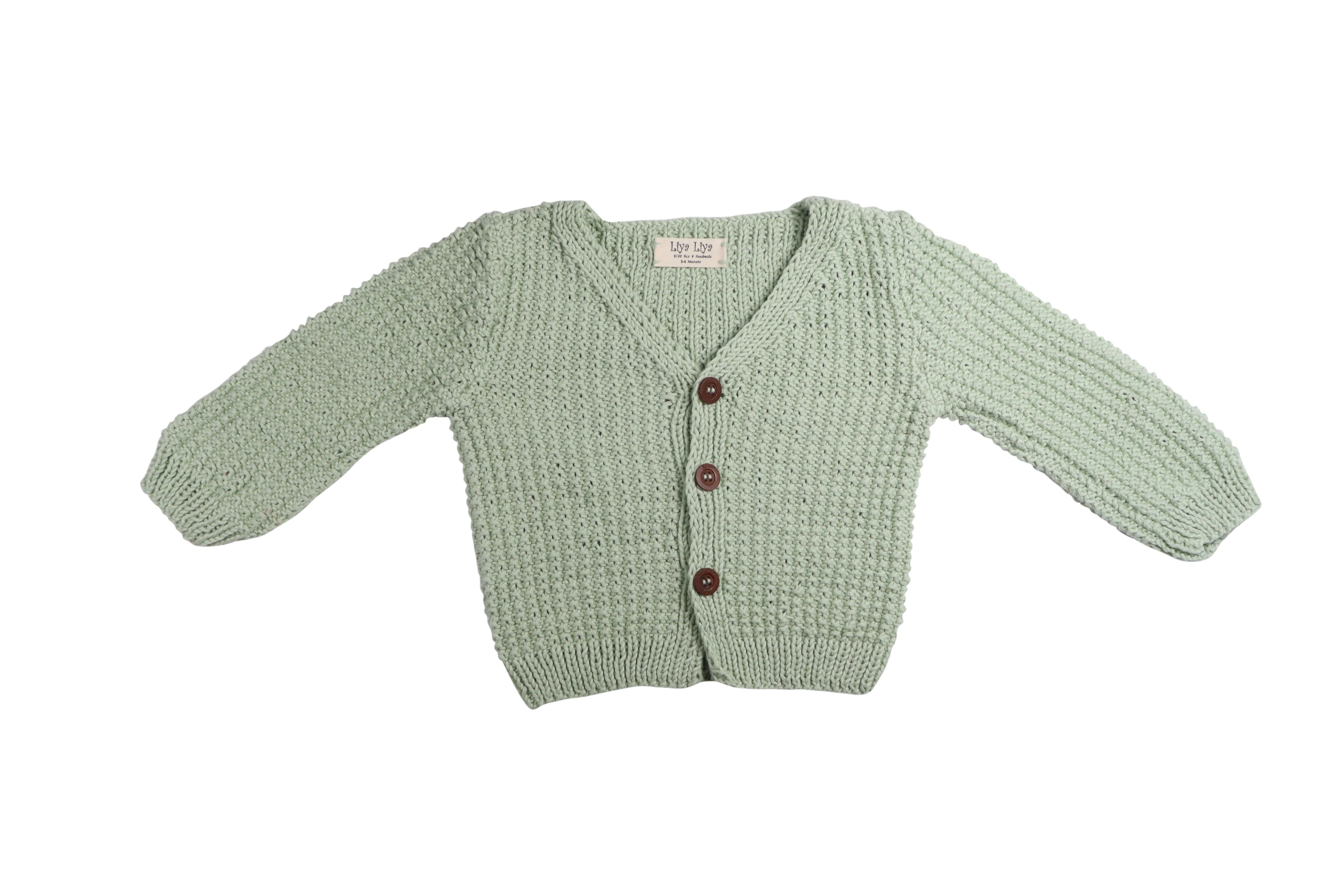 Buy wholesale Baby Popcorn Cardigan - 62 - Pistachio Green