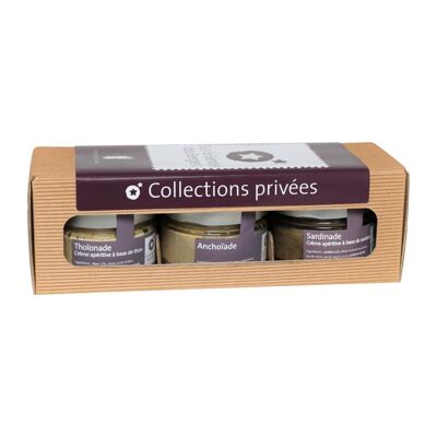 Coffret 3 pots - Mer | Cadeau gourmand