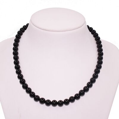 Onyx gemstone necklace