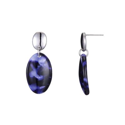 Asuka - Blue stud earring