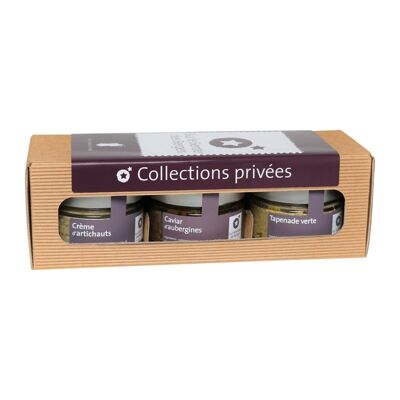 Coffret 3 pots - Terre | Cadeau gourmand