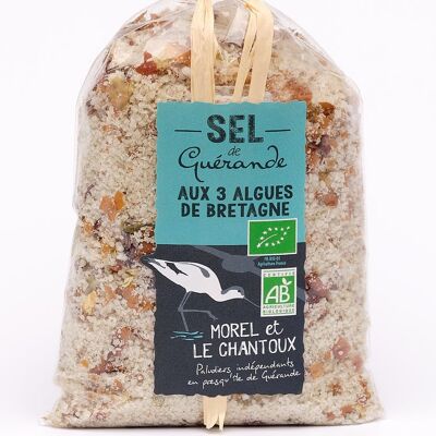IGP Guérande salt with seaweed from Brittany - 250g bag