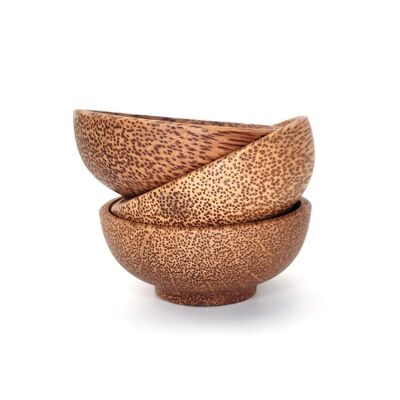 Wooden bowl I Palm tree