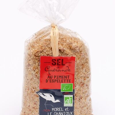 Sel de Guérande IGP au Piment d'Espelette- Sachet 250g