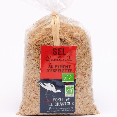 IGP Guérande salt with Espelette pepper - 250g bag