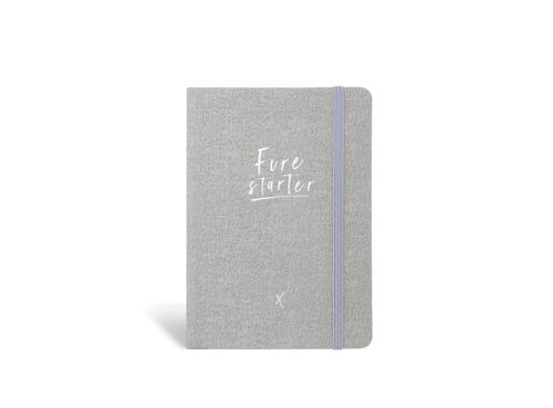 Notizbuch "Feuerstarter" [A6, Grau]