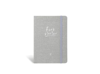 Notizbuch "Feuerstarter" [A6, Grau] 1