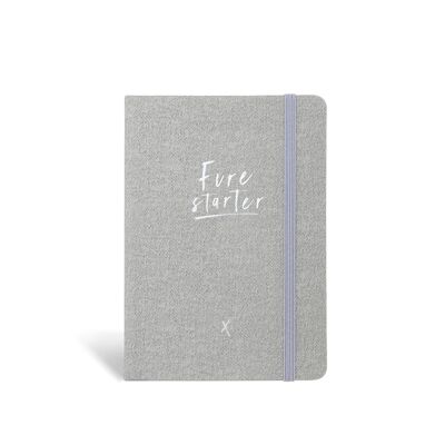 Notizbuch "Feuerstarter" [A6, Grau]