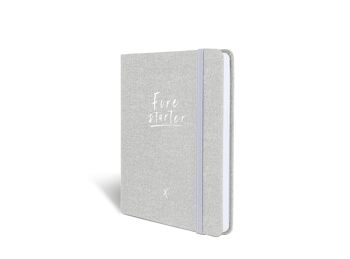 Notizbuch "Feuerstarter" [A6, Grau] 2