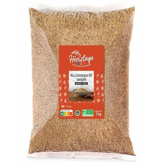 RIZ DE CAMARGUE IGP - LONG COMPLET BIO 5 kg