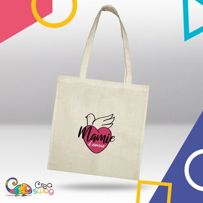 Tote bag mamie d'amour