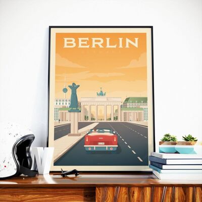 Berlin Germany Travel Poster - 21x29.7 cm [A4]