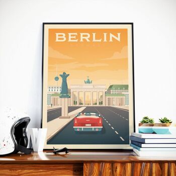 Affiche Voyage Berlin Allemagne - 21x29.7 cm [A4] 1
