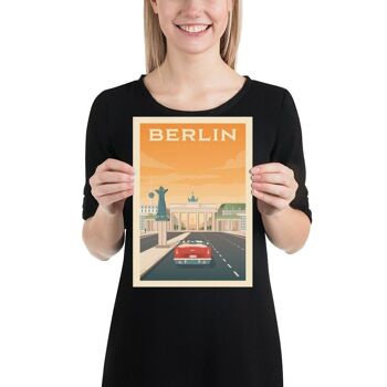 Affiche Voyage Berlin Allemagne - 21x29.7 cm [A4] 3