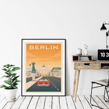 Affiche Voyage Berlin Allemagne - 21x29.7 cm [A4] 4