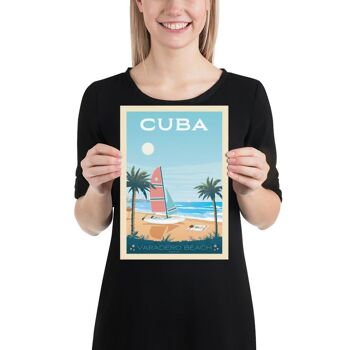 Affiche Voyage Cuba - La Havane - 21x29.7 cm [A4] 3