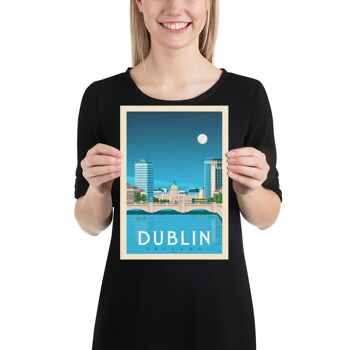 Affiche Voyage Dublin Irlande - 21x29.7 cm [A4] 3