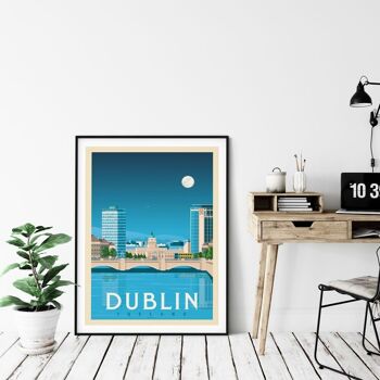 Affiche Voyage Dublin Irlande - 21x29.7 cm [A4] 4