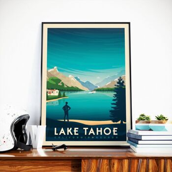 Affiche Voyage Lake Tahoe National Park - Etats-Unis - 21x29.7 cm [A4] 1