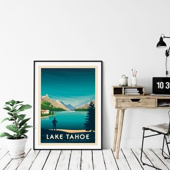 Affiche Voyage Lake Tahoe National Park - Etats-Unis - 21x29.7 cm [A4] 4