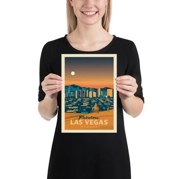 Affiche Voyage Las Vegas Nevada - Etats-Unis - 21x29.7 cm [A4] 3