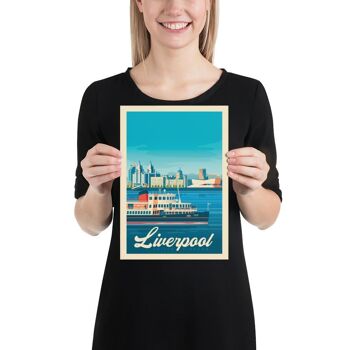 Affiche Liverpool - Royaume-Uni - 21x29.7 cm [A4] 3