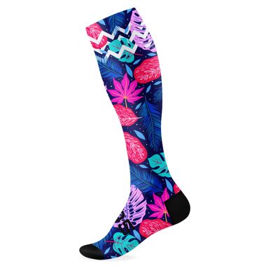 Tropical Nights Knee High Socks - Large
