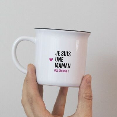 Mug Mom who rocks / Special Mother's Day