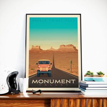 Affiche Voyage Monument Valley National Park - Etats-Unis - 21x29.7 cm [A4] 1